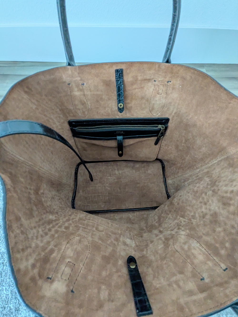 Polo Ralph Lauren Black Bellport Tote - Picture 3 of 5